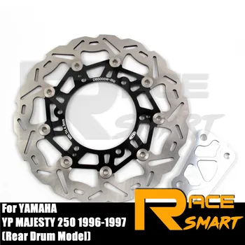 

Motorcycle Front Brake Disks Discs Brake Rotors For YAMAHA YP MAJESTY (Rear Drum Model) 250 1996 1997 YP MAJESTY250 DX-250