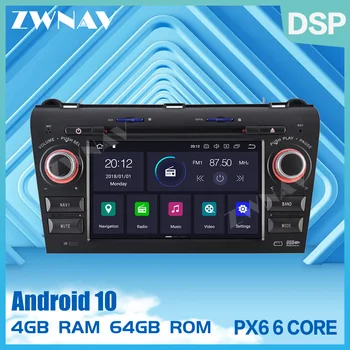 

4+64G Android 10.0 IPS Touch screen Car GPS Navi Radio Audio stereo For Mazda3 Mazda 3 2003-2009 DVD multimedia Player head unit