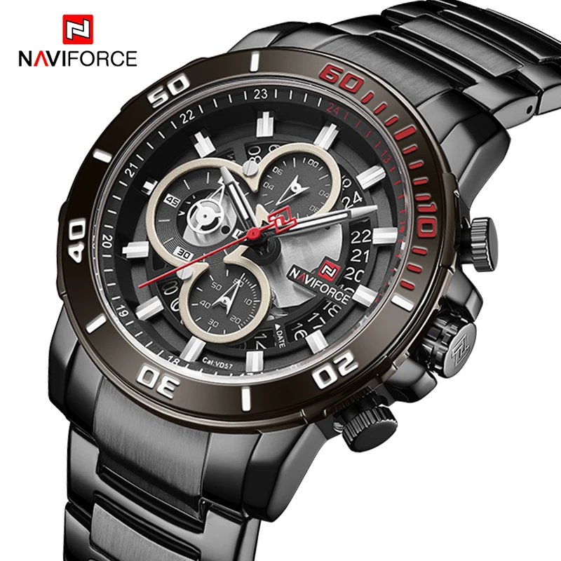 Элитный бренд NAVIFORCE спортивные часы мужские модные водонепроницаемые армейские военные кварцевые наручные часы бизнес часы Relogio Masculino