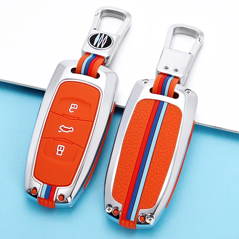 Copertura della cassa chiave a distanza dell'automobile per Geely Atlas Boyue NL3 EX7 Emgrand X7 SUV SUV GT GC9 accessori Shell Fob protetto - H419e9b74997342b99fc34ee078760f59t