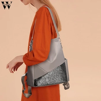 

Women Backpack Fashion High Quality Youth Ladies Fashion Sequins Messenger Totes Shoulder Backpacks Bags 2019 Hot Sale