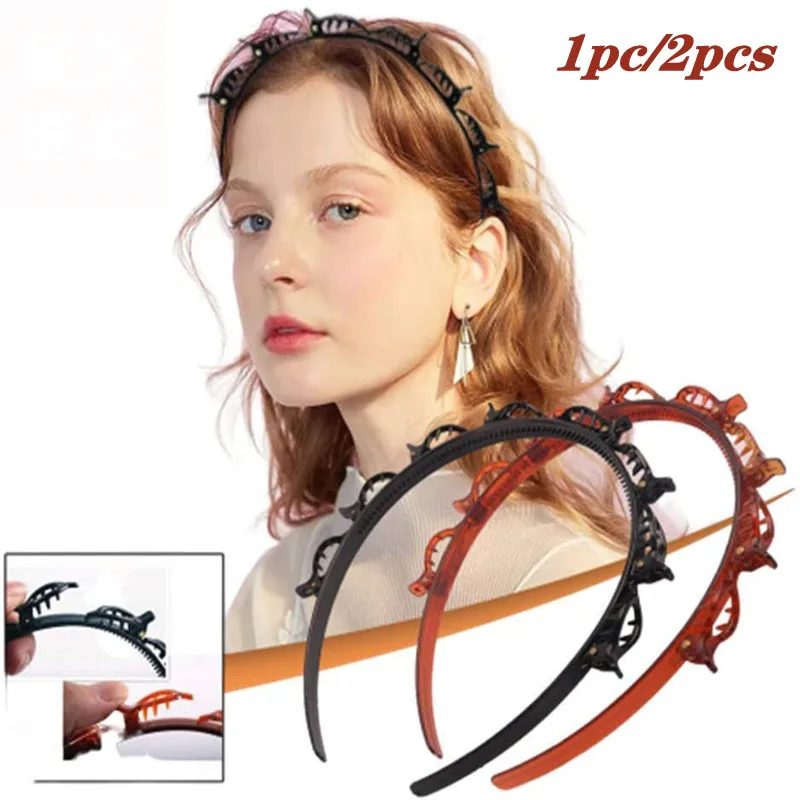 Magic Fashion Sweet Woman Girls Hair Tool Multilayer Plastic Hairpin Lady Convenient Summer Bridesmaid Wedding Makeup Hair Hoops