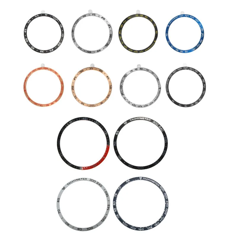 

40mm Aluminum Watch Bezel Insert For Mens Watch Face Multiple Styles 42mm Metal Bezel Ring Case Watches Replace Accessories