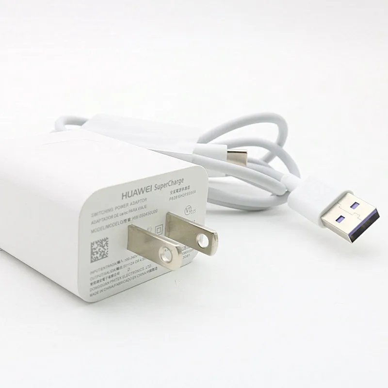US Add 1m Cable Супер зарядное устройство huawei, USB настенный адаптер для путешествий, Быстрый адаптер mate 30 mate 20X5G 20 10 9 pro RS P30 P20 P10 P9 plus Nova5 - Тип штекера: US Add 1m Cable