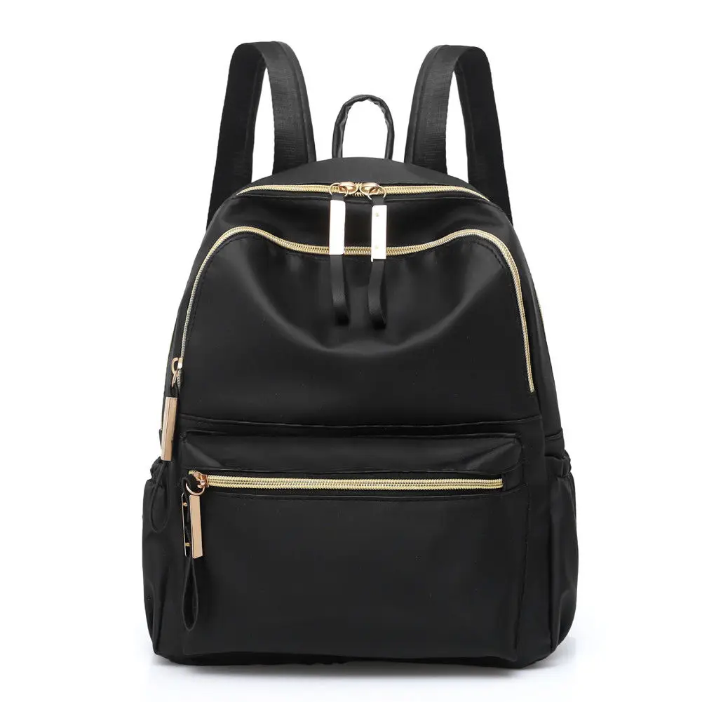 Местный запас, повседневный рюкзак Оксфорд, женский, черный, водонепроницаемый, нейлон, школьные сумки для девочек-подростков, высокое качество, рюкзак для путешествий