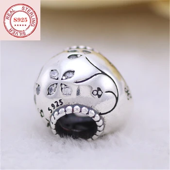 

TIF 100% 925 sterling silver DIY beads suitable for original Pandor charm bracelet jewelry