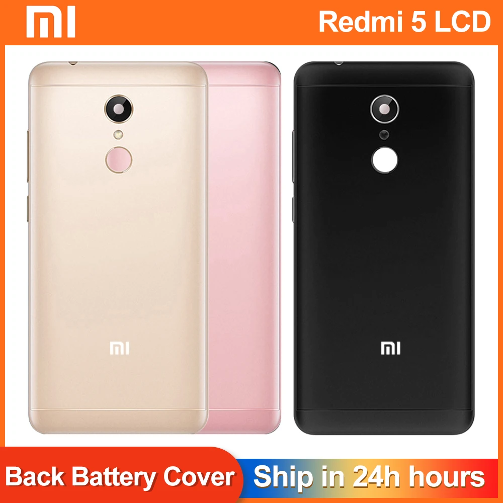 Задняя крышка батарейного отсека для Xiaomi Redmi 5 качество AAA корпус + боковой ключ