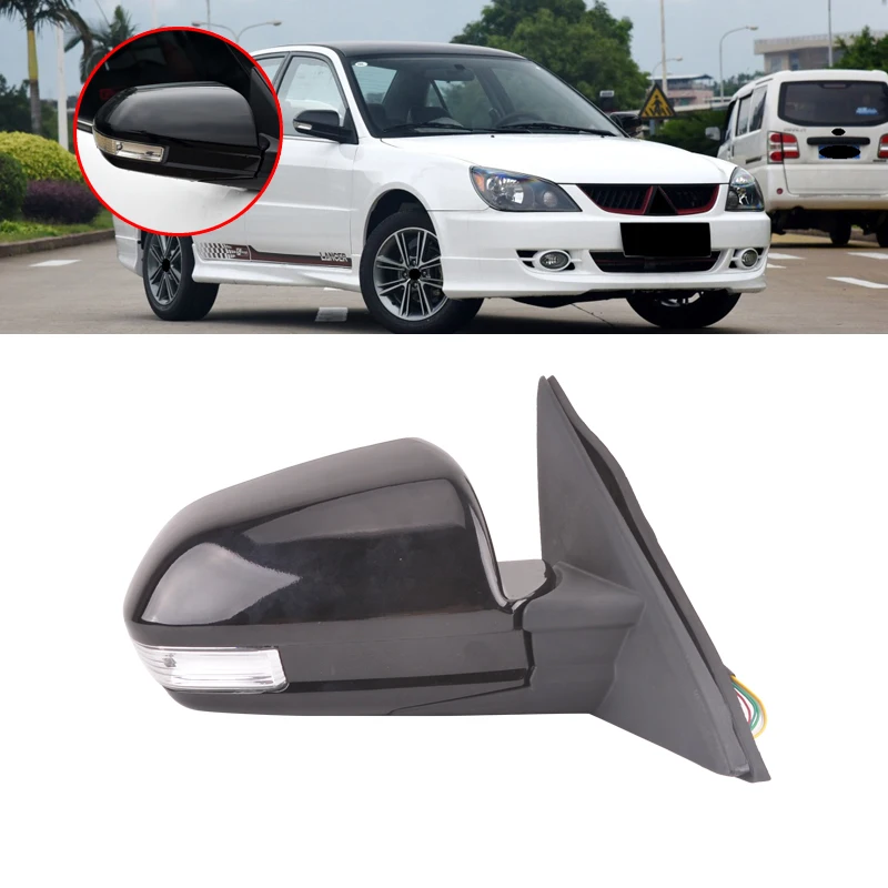 Электрическое светодиодное зеркало заднего вида CAPQX в сборе для mitsubishi lancer 2010 2011
