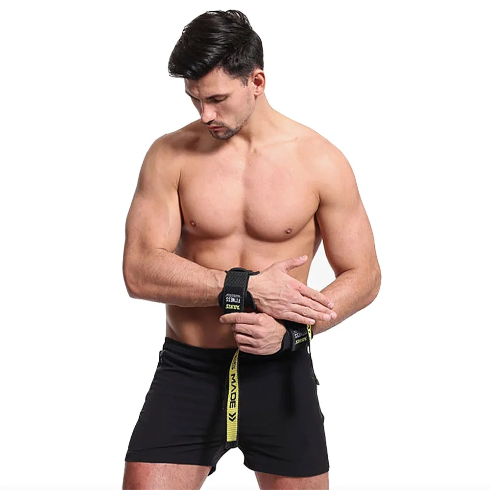 AOLIKES спортивный браслет ручной напульсник бандаж для фитнеса Спортивная поддержка гантели штанги тенниса Powerlifting хлопок полоса