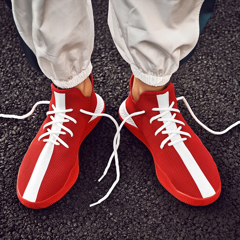 

Sneakers Men 2020 High Top Socks Shoes Causal Shoes Men Breathable Mesh Boots Shoes Fashion Light Sneakers Zapatos De Hombre