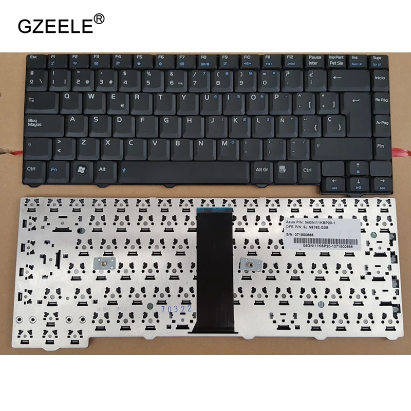 SP New laptop keyboard For Asus F2 F3S F3Sa F3Sc F3Se F3Sg F3Sr F3Sv 28PIN Spanish | Компьютеры и офис