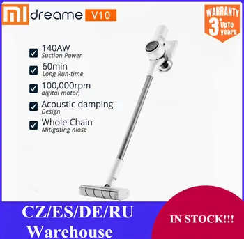 

Xiaomi Dreame V10 Handheld Wireless Vacuum Cleaner Portable Cordless Cyclone Filter Carpet Dust Collector Carpet Sweep Home