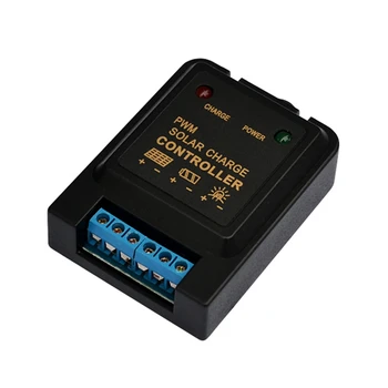 

ligent 5A 12V Mini Solar Charge Controller PWM Solar Panel Light Controller Battery Charge Regulator