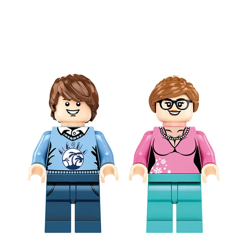 Набор моделей интерьера для дома и улицы Детский обучающий сборный конструктор