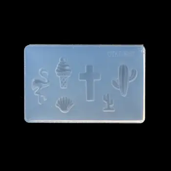 

Flamingo Cross Geometric Gemstone Shape Jewelry Handmade Nail Art Silicone Mold 19QC