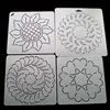 4PCS Transparent Acrylic Template For Cushion Pattern DIY Sewing Embroidery Patchwork Pressure Line Template Set ► Photo 2/6