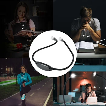 

Long Lasting For Bed Bendable Arms Multipurpose Knitting Outdoor Portable 3 Brightness Levels LED Neck Reading Light Modern