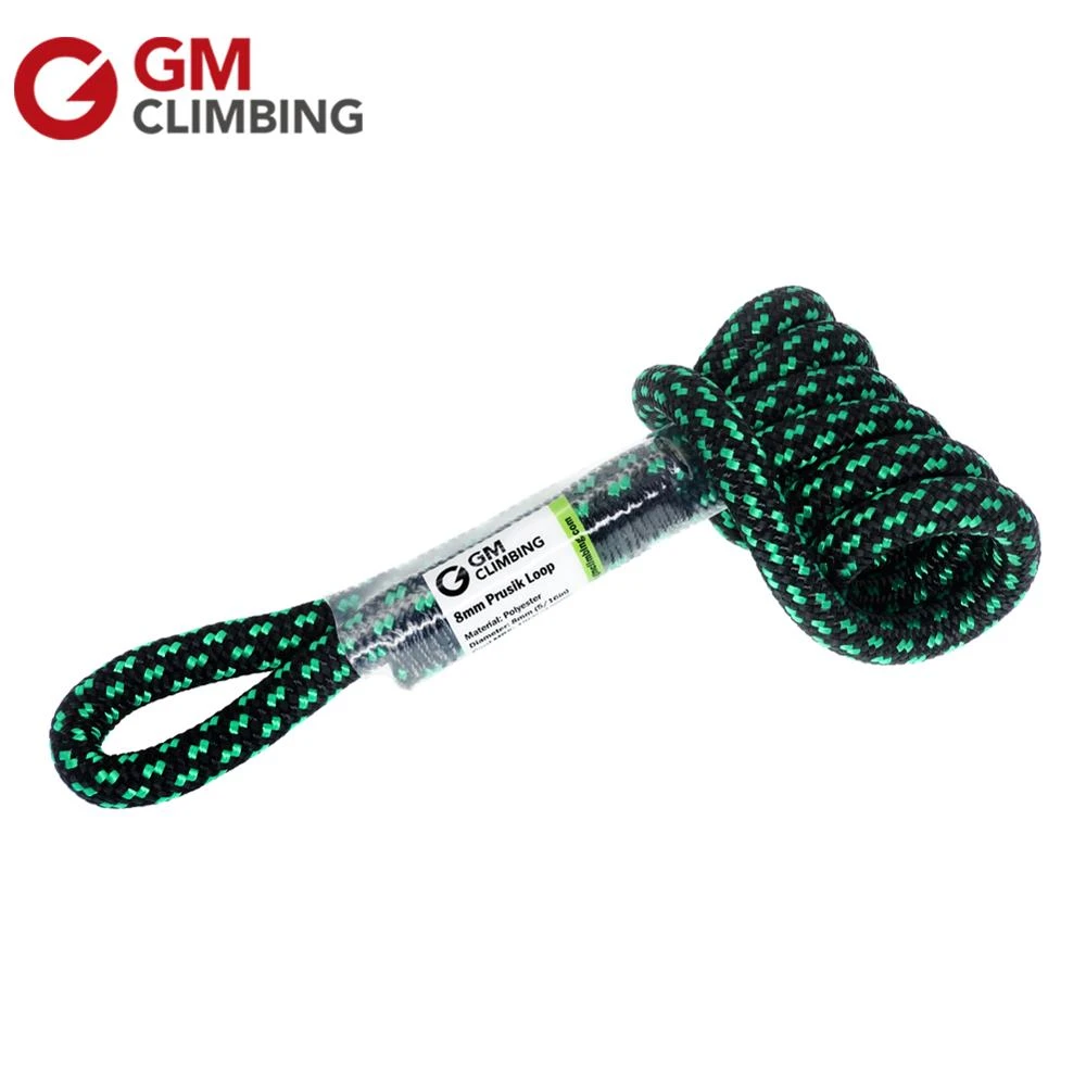 18in Polyester Rock Climbing Rope 8mm Prusik Loop Cord Tree Climbing