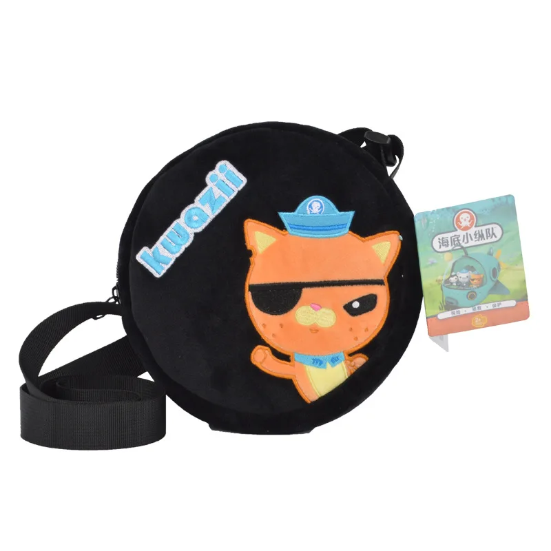 Octonauts мешок плюшевый Barnacles Tweak Kwazii песо шеллингтон животное мягкий школьный ранец кошелек детская игрушка Рождественский подарок - Цвет: Kwazii