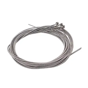 

4 Pcs Stainless Steel Bass Strings Guitar String Gauge Parts Accessories