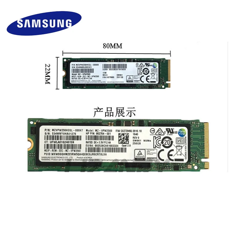 SAMSUNG disco duro de estado sólido M.2 PM981, 256GB, 512GB, NVMe, PCIe,  3,0x4, TLC, PM 981, 1TB|Unidades de estado sólido internos| - AliExpress