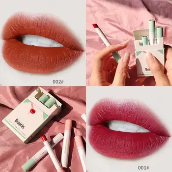 

XIXI 4 Colors Velvet matte lipstick Cigarette Lipstick makeup maquiagem nude lipstick set maquillaje batom make up batom TSLM1