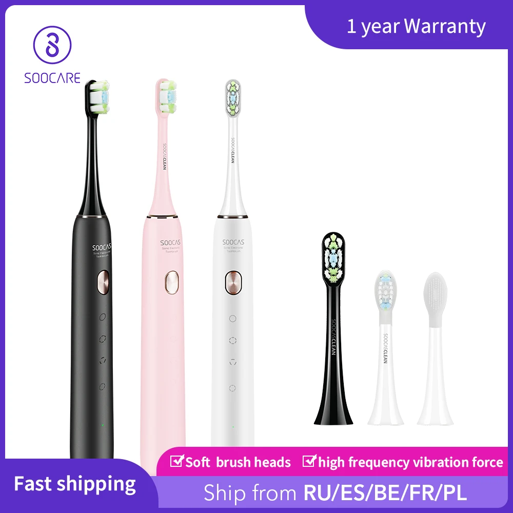 SOOCAS Electric Toothbrush X3U-S Sonic Tooth Brush For Xiaomi Ultrasonic Automatic Upgraded Fast Chargeable Adult Waterproof