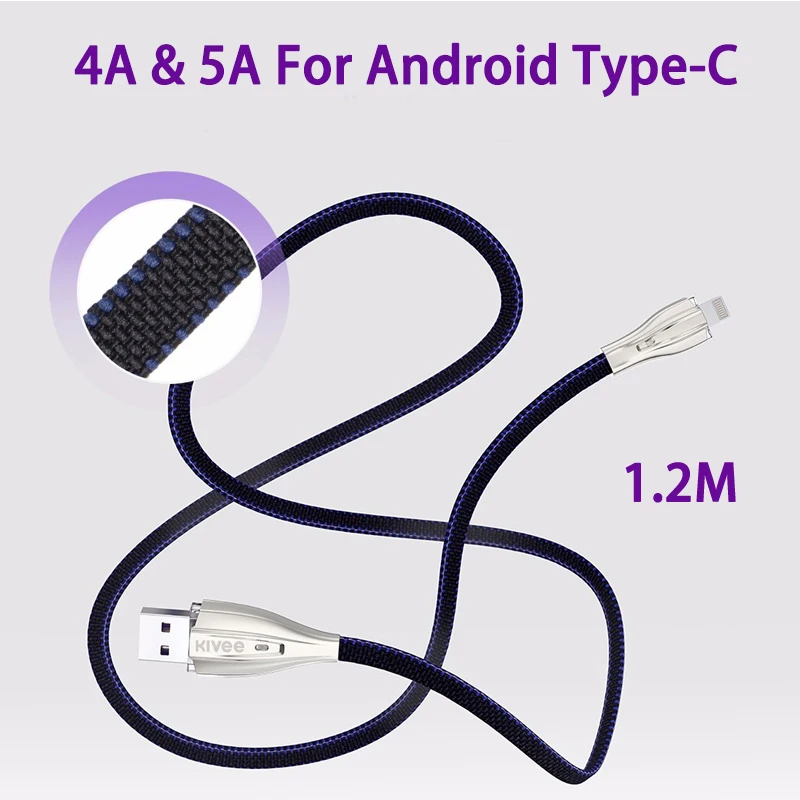 

1.2M USB Micro USB Cable TypeC 4V 5V Fast Charging Cable For Samsung Galaxy Note9 Huawei Xiaomi Redmi Oneplus Mobile Phone Cable