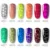 ROSALIND Crackle Gel Nail Polish Hybrid Lacquer Base Primer of Nail Gel Set For Manicure UV Led Semi Permanent Base Top Coat