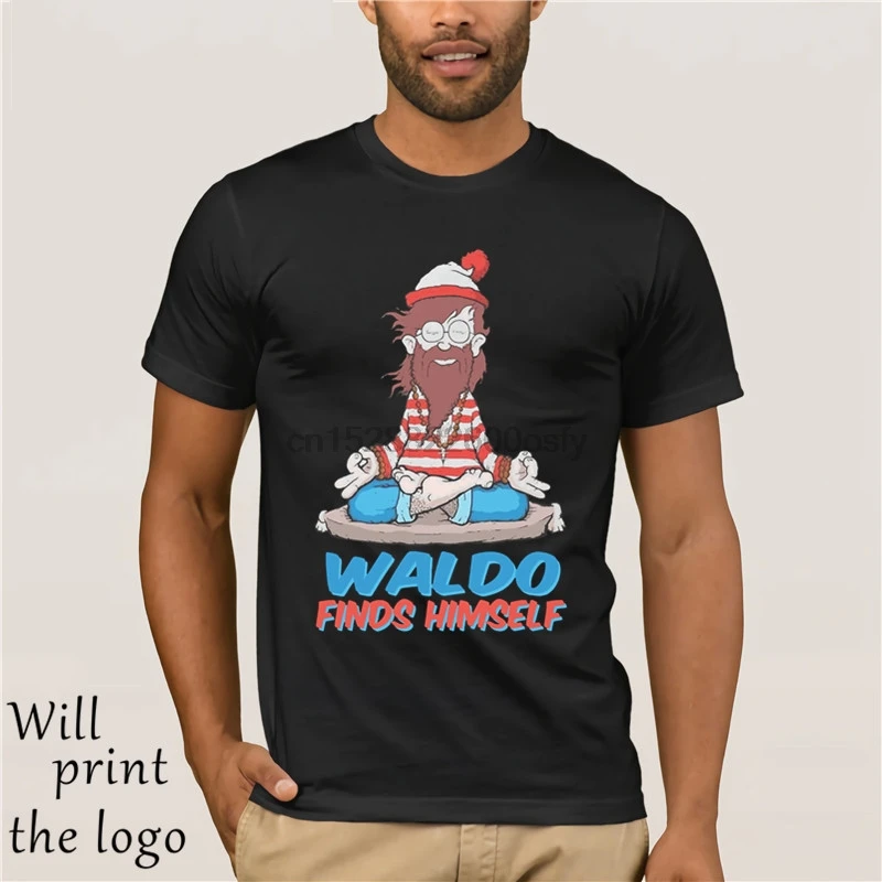 Где WALDO Топ WALLY футболка книги забавная книга медитация новые футболки и блузки 2019