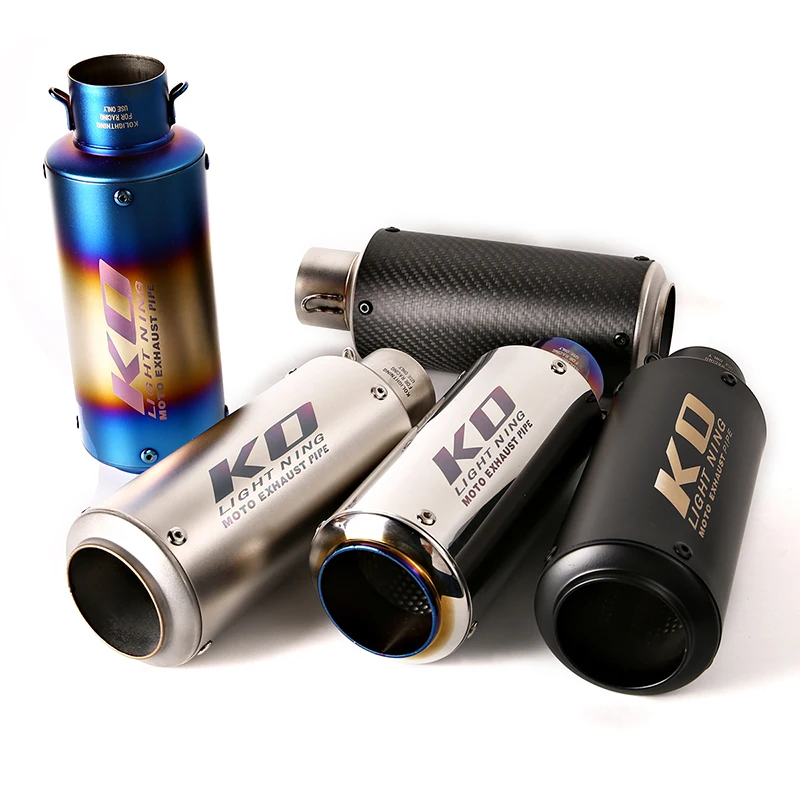 KOMotorcycle3851mmExhaustMufflerPipeUniversalDirtBikeATV