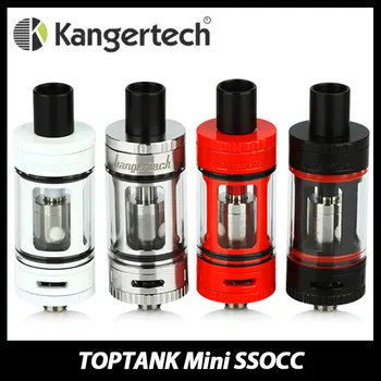 

100% Original Kanger TOPTANK Mini Cartomizer Atomizer with 4ml Top Refillable SSOCC Pyrex Glass E cigarette Tank Vape 4 Colors
