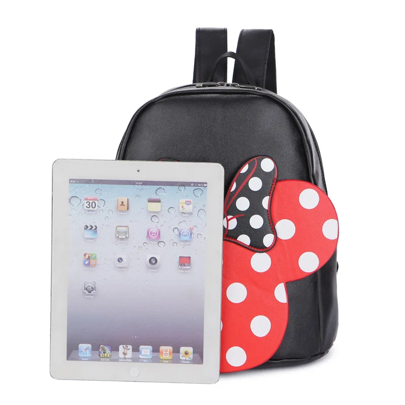 

Hot Selling Kindergarten School Bag Korean-style Cartoon Children Backpack Printed Pu Cute Bow Baby Backpack