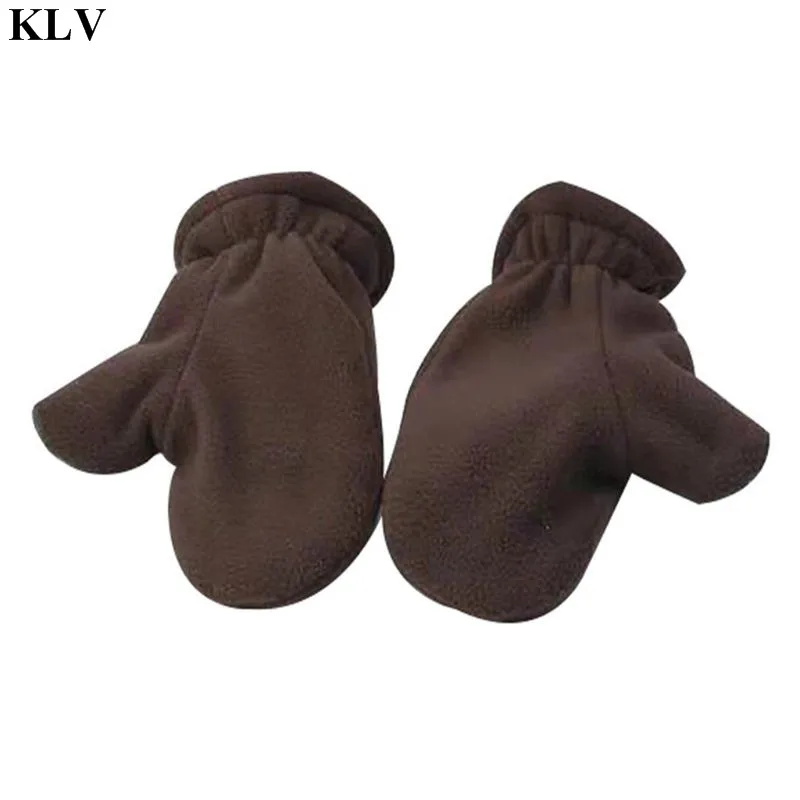 CF-L KLV, модные новые Детские флисовые перчатки, осенне-зимние лыжные детские варежки, Детские теплые перчатки - Цвет: CF-L