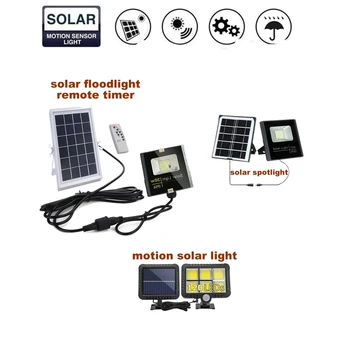 

Outdoor 120/100 LED Solar Light Waterproof Auto PIR Motion Sensor Solar Wall Light Adjustable Solar Lamp For Garden Lighting 54