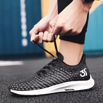 

Shoes Men 2020 New Running Casual Male Sneakers Lace Up Zapatos De Mujer Hombre Plus Size 38-46 Zapatillas Sneakers Men Shoes