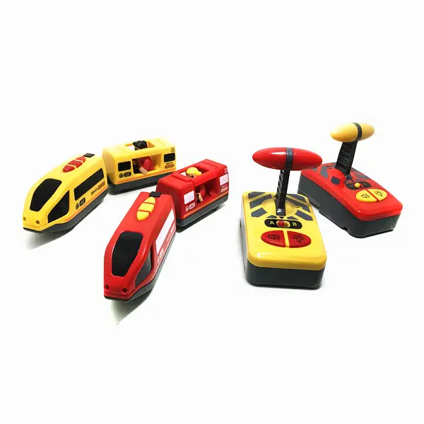 Электрический поезд набор магнитный поезд литой слот игрушка подходит для Brio трек стандартный деревянный поезд трек железная дорога развивающие трек игрушки - Цвет: 28