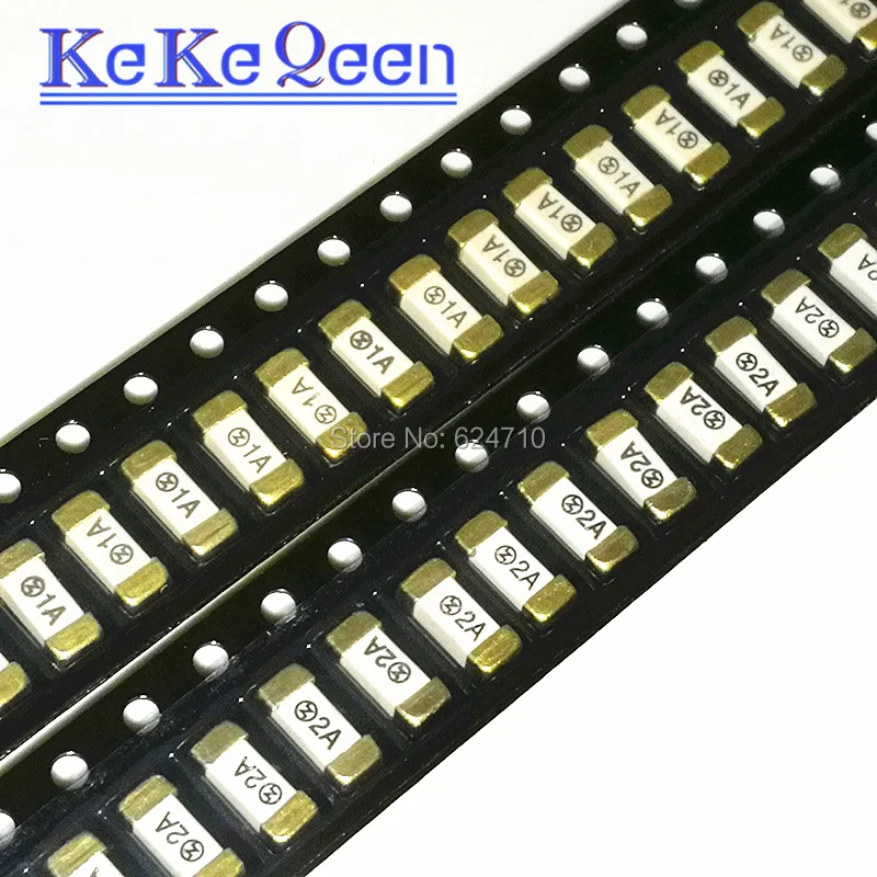 50 шт./лот 1808/2410 SMD предохранители одноразовые 0.25A/0.5A/0.75A/1A/1.5A/2A/3A/3.15A/4A/5A/6.3A/7A/8A/10A/12A/15A