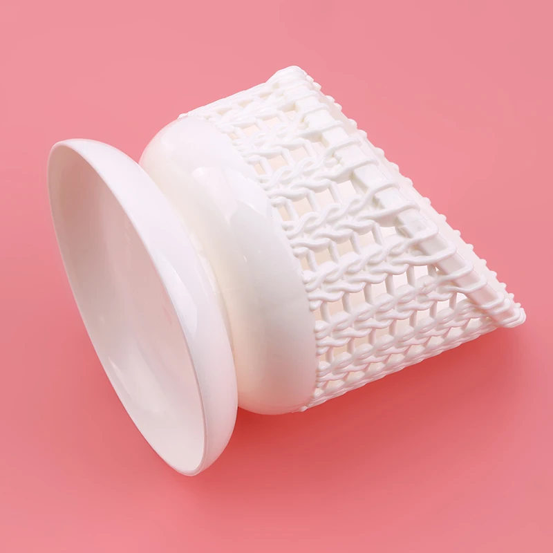 Creative Holder 3 Grid Desktop Organizer Pen Holder Makeup Storage Box School Office Accessories Stationery