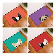 Дверной коврик с рисунком собаки из мультфильма, цифровой коврик для ног, кухонный коврик, ванная комната полоска светильник, впитывающий воду, нескользящий коврик, ковер