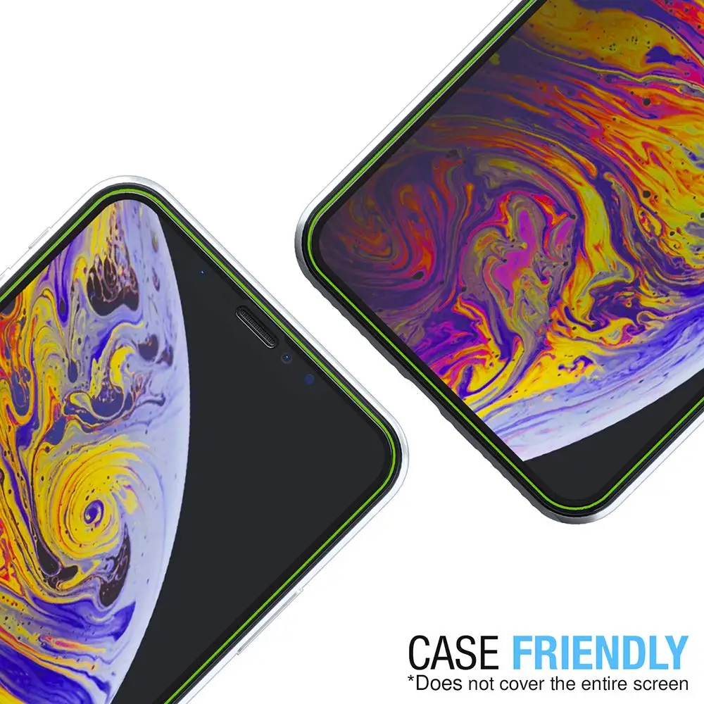 3 шт полное покрытие закаленное стекло протектор экрана для iPhone Xs MAX X XR 8 Plus 7 6 6S 5D 9H 3D Защитная пленка протектор экрана