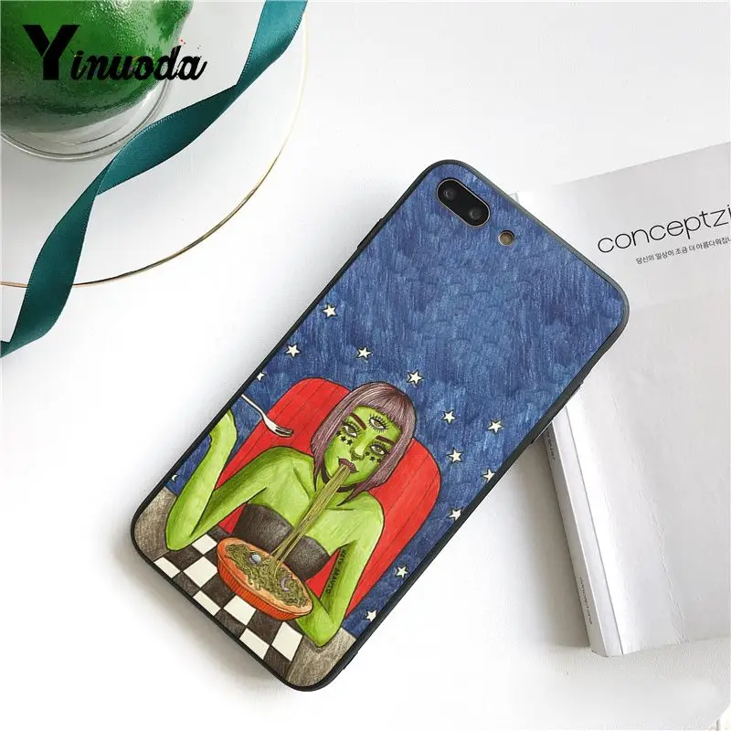 color Artistic illustration alien fashion girl