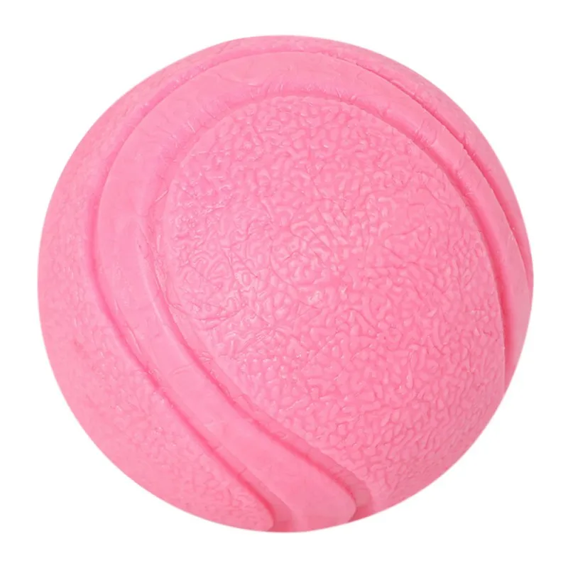 Игрушка для собак из цельного каучука, игрушка для щенков, дрессировка зубов, жевательный упругий мяч, прочные портативные игрушки для домашних животных, товары для собак
