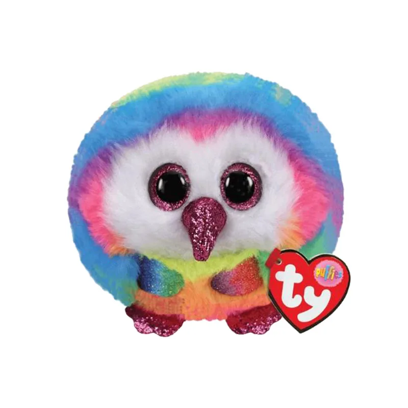 10CM Ty Big Eyes Bubble Ball Series Cat Husky Monkey Mouse Owl Unicorn Palm Doll Soft Plush Mini Toy Boy and Girl Birthday Gift