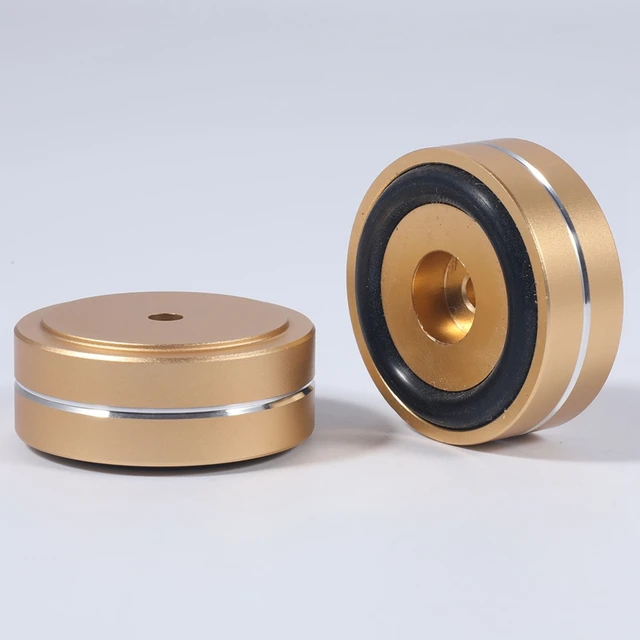 4 Punte Isolanti Per Altoparlanti In Rame - Supporti Anti-Vibrazione Per HiFi, 11x60 Mm - Foto 3