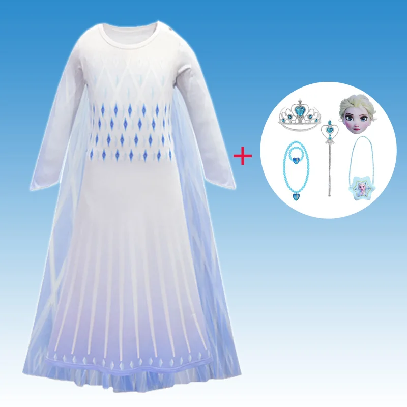 

Elsa Dress Christmas Costume Kids Dresses For Girls Cinderella Vestidos Children Snow White Princess Dress Rapunzel clothes