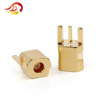 

QYFANG Gold Plated Beryllium Copper Female Jack Solder Wire Connector ie40 Pin IE40 Pro DIY Audio Earphone Plug Metal Adapter
