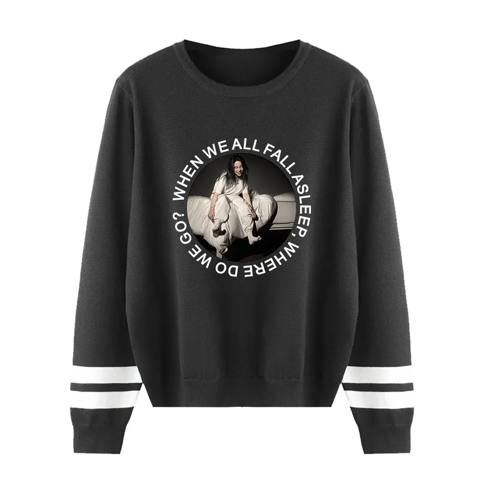 Брендовые Дизайнерские мужские и женские вязаные свитеры Billie Eilish, весенне-осенние мягкие свитеры, пуловеры, мужские и женские повседневные топы