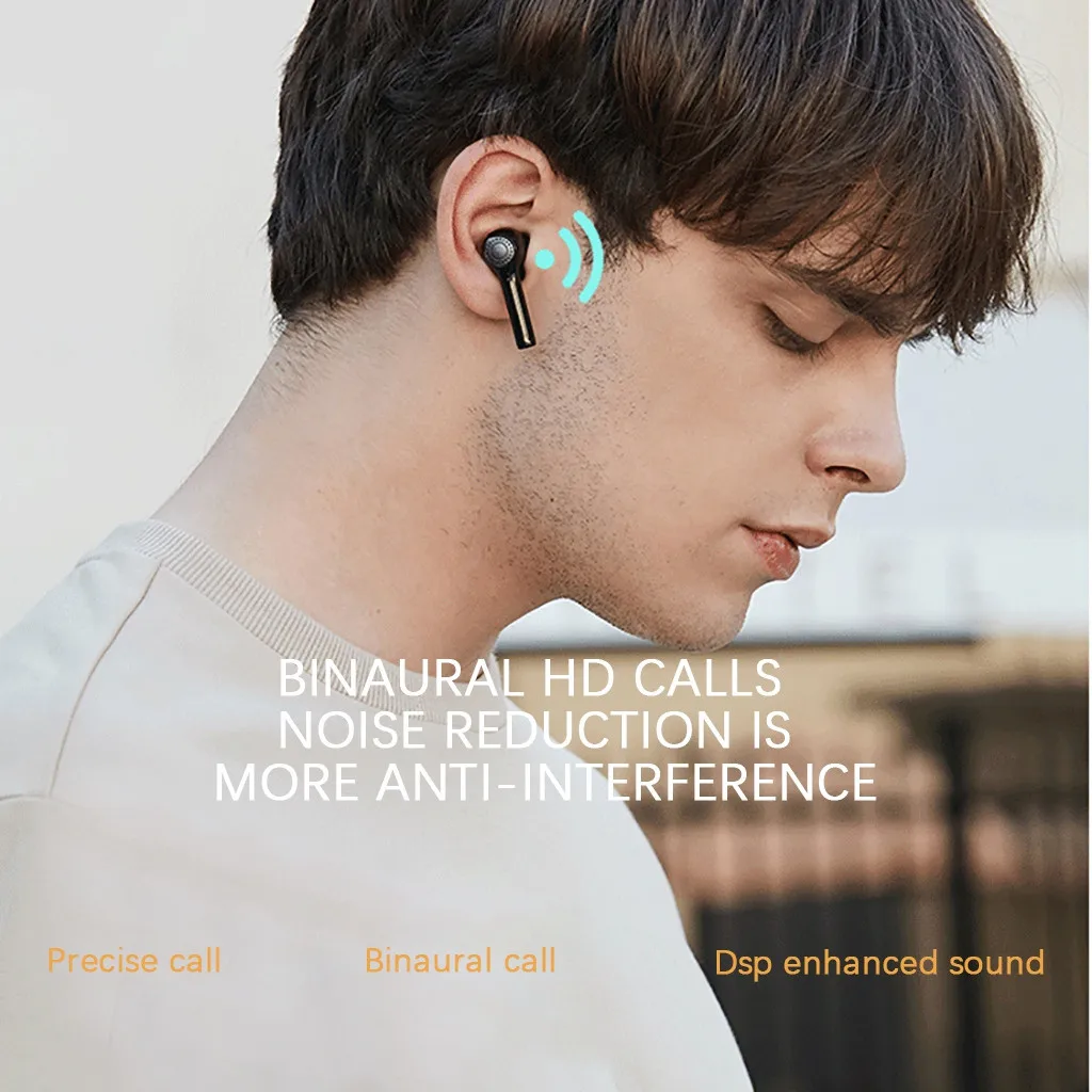Bluetooth наушники Twins Bluetooth 5,0 Наушники Беспроводные водонепроницаемые мини стерео наушники гарнитура спортивные Earbud-L1216