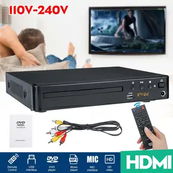 

Multi System HD DVD Player LED Display Player USB 2.0 3.0 DVD Player Multimedia Digital DVD TV Support HDMI CD VCD MP3 Function